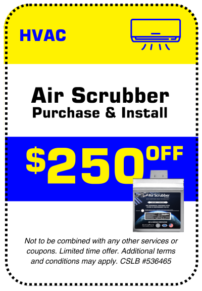 Conejo Air Scrubber installation: $250 off, free estimates