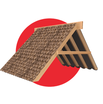 Shingle roof