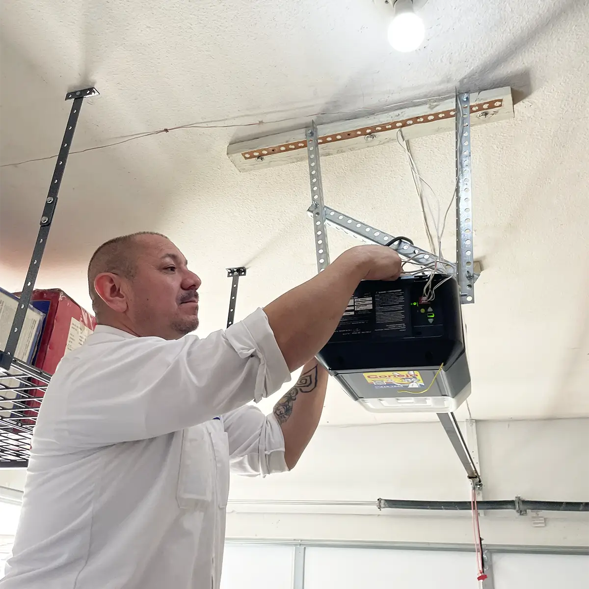 Garage door maintenance and tune-up - garage door opener