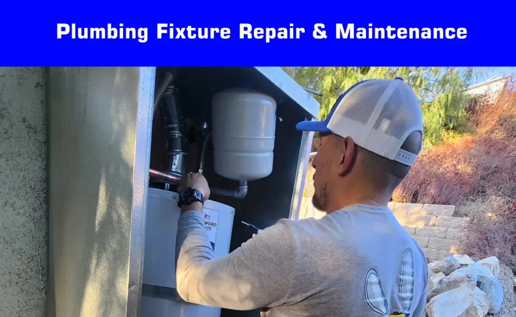 Plumbing fixture repair and maintenance