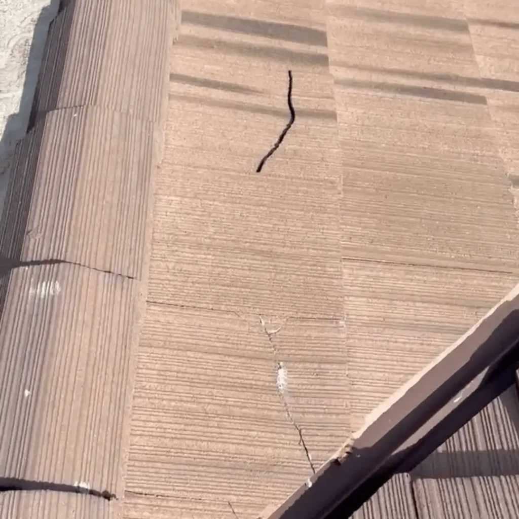 Look for cracked tiles to prepare your roof for El Niño